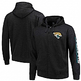 Men's Jacksonville Jaguars G III Sports by Carl Banks Post Route Full Zip Hoodie Charcoal,baseball caps,new era cap wholesale,wholesale hats